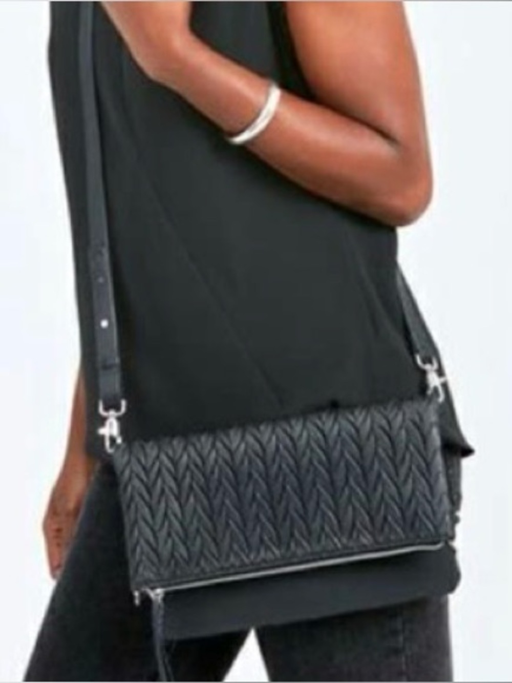 Stella & Dot Vegan Leather Waverly Convertible Purse